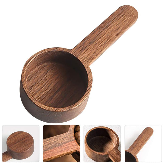 Black Walnut Coffee Measuring Spoon Solid Wood Handle