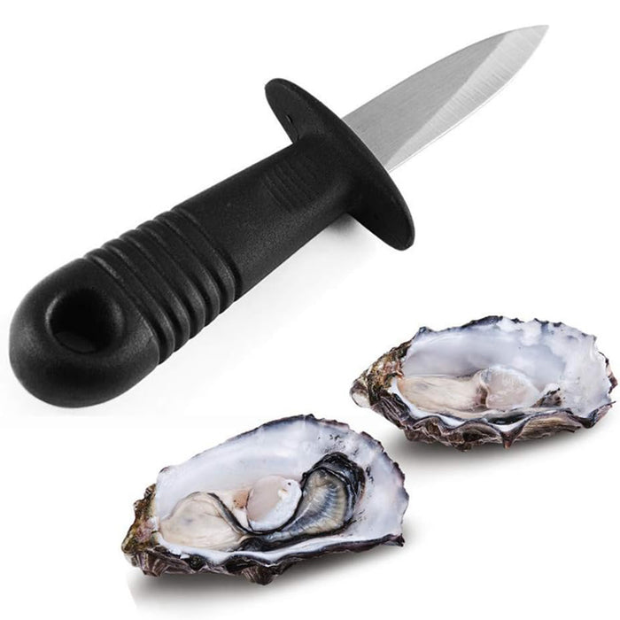 6 Pcs Oyster Knife Set Stainless Steel Non Slip Handle