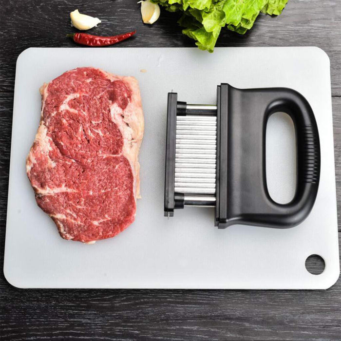 Stainless Steel Meat Tenderizer Needle Tool With Safety Cover