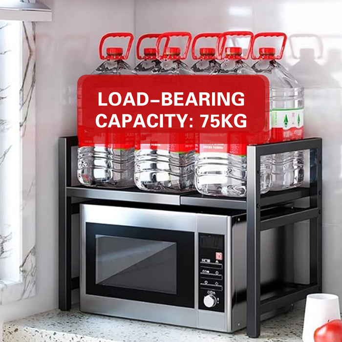 Retractable Double-Layer Oven Rack with Heat Resistant Design