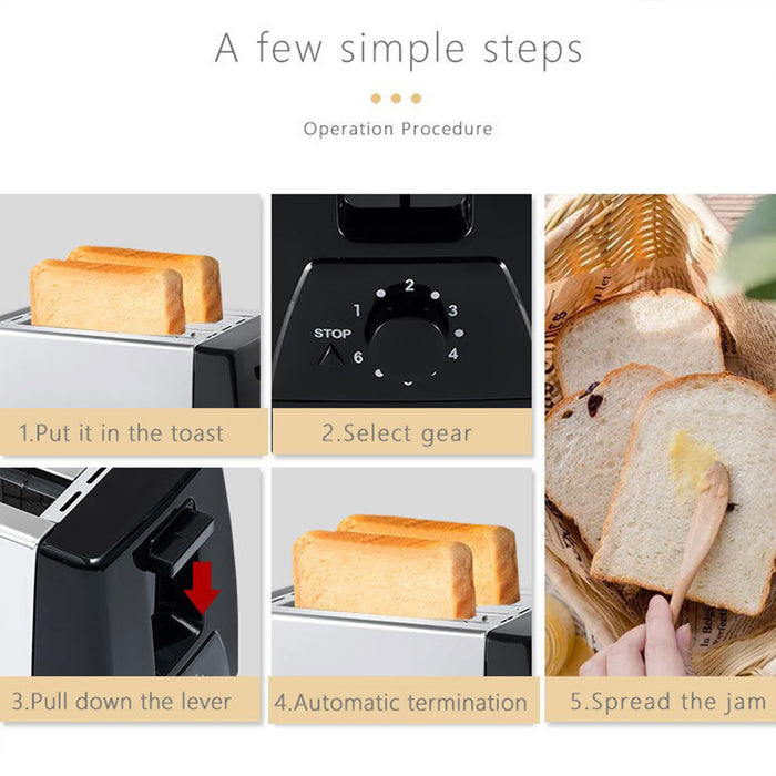 Multifunction Toaster Double Slot Bread Maker