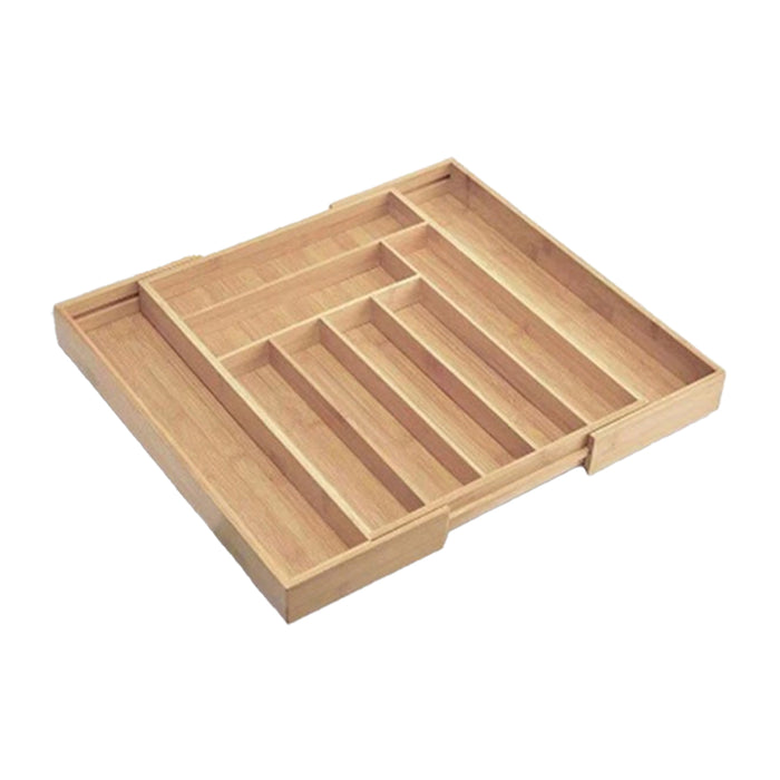 Bamboo Drawer Organiser with 7 8 or 9 Compartments