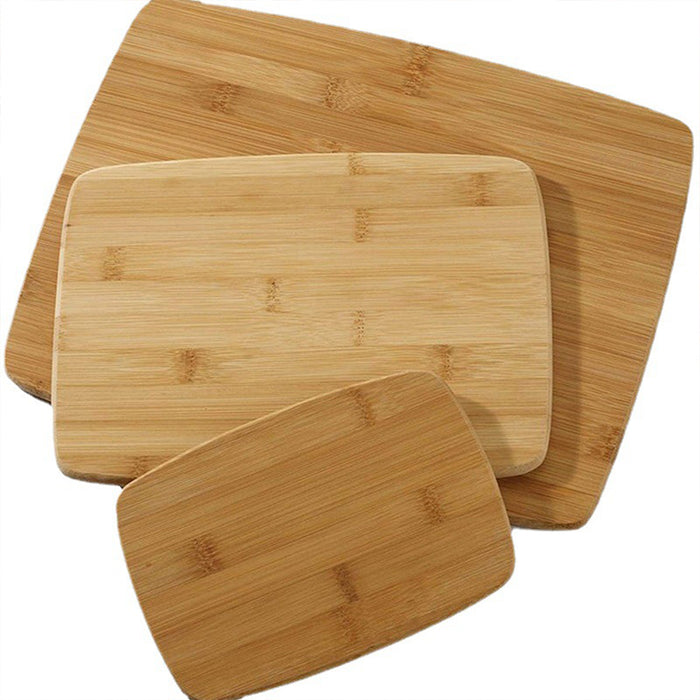 3 Pcs Bamboo Cutting Board Set Multi Size 29.9cm