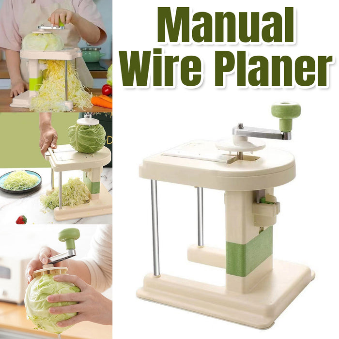 Hand Crank Vegetable Cutter Shredder Adjustable Slicer