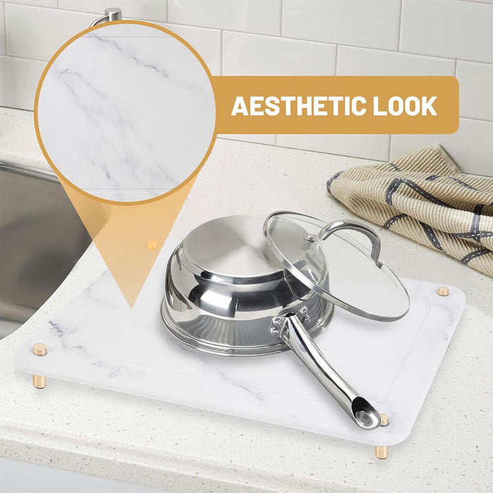 Diatom Mud Water-Draining Pad for Kitchen Faucet and Washbasin 30x40cm