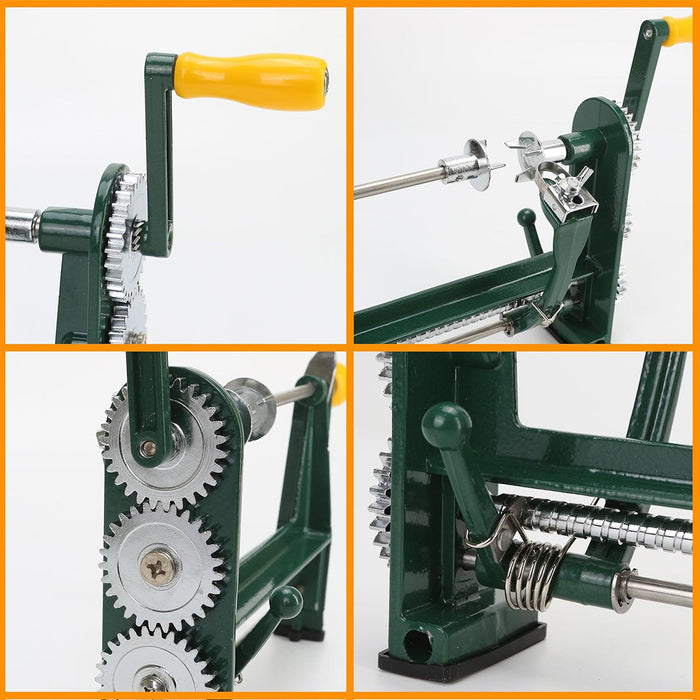 Stainless Steel Orange Peeler Tool 9.84in Green Yellow