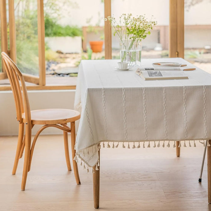 Rectangular Tablecloth, Dining Table Cover, Waterproof