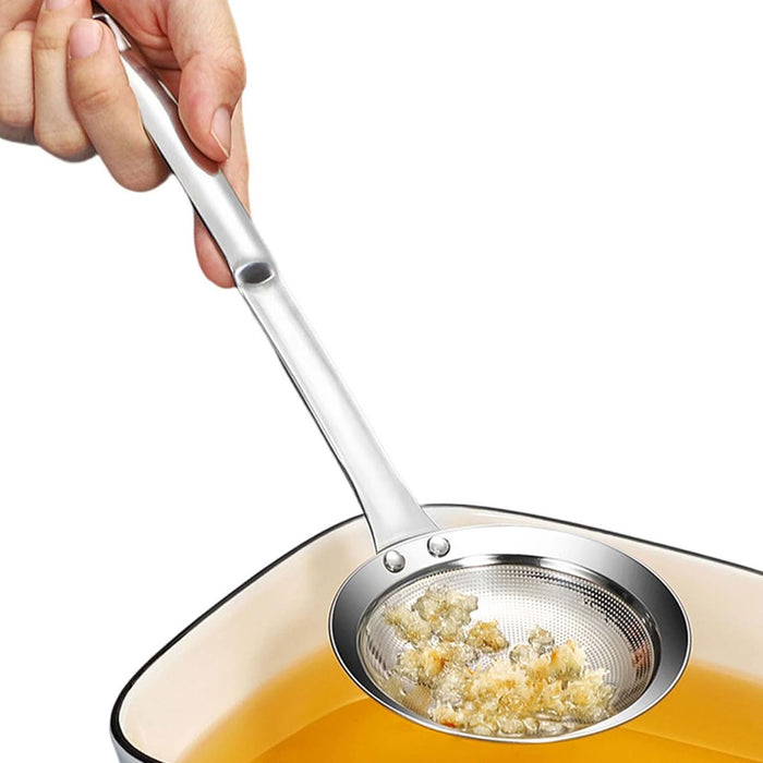 Oil Separator Spoon Stainless Steel Fine Mesh Skimmer