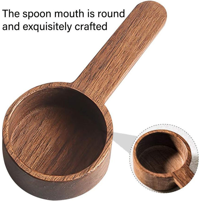 Black Walnut Coffee Measuring Spoon Solid Wood Handle