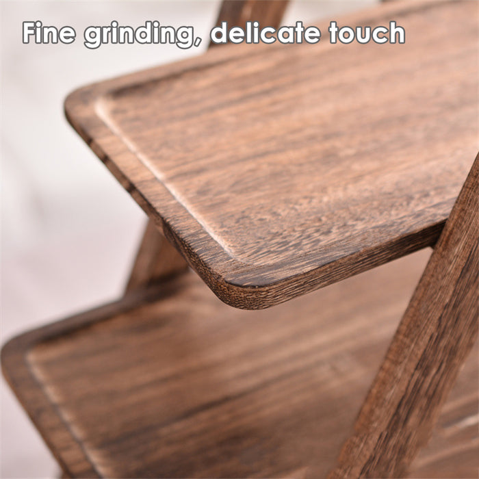 3-Layer Wooden Display Tray  Rack