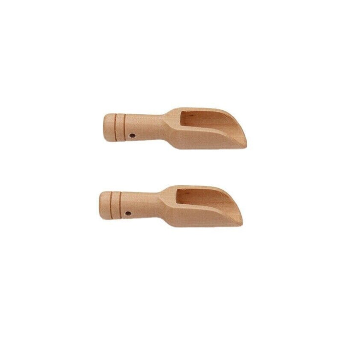 Wooden Mini Scoop Spoon for Salt Sugar Coffee Kitchen Use