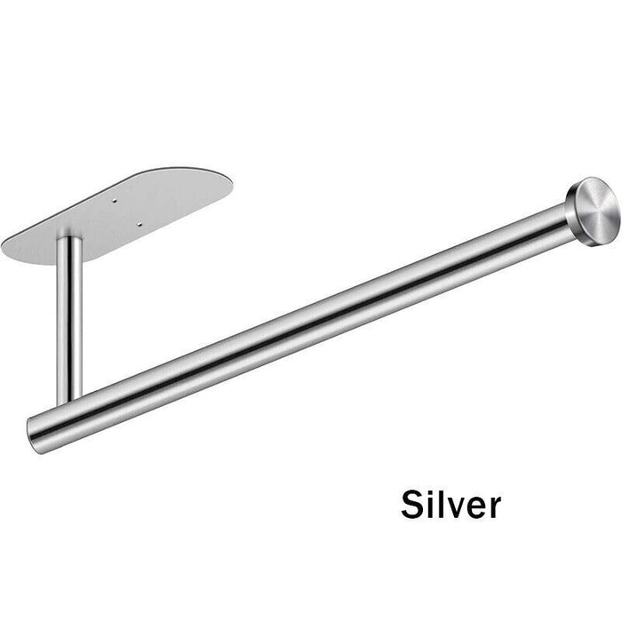Wall Adhesive Paper Towel Holder Stainless Steel Rack