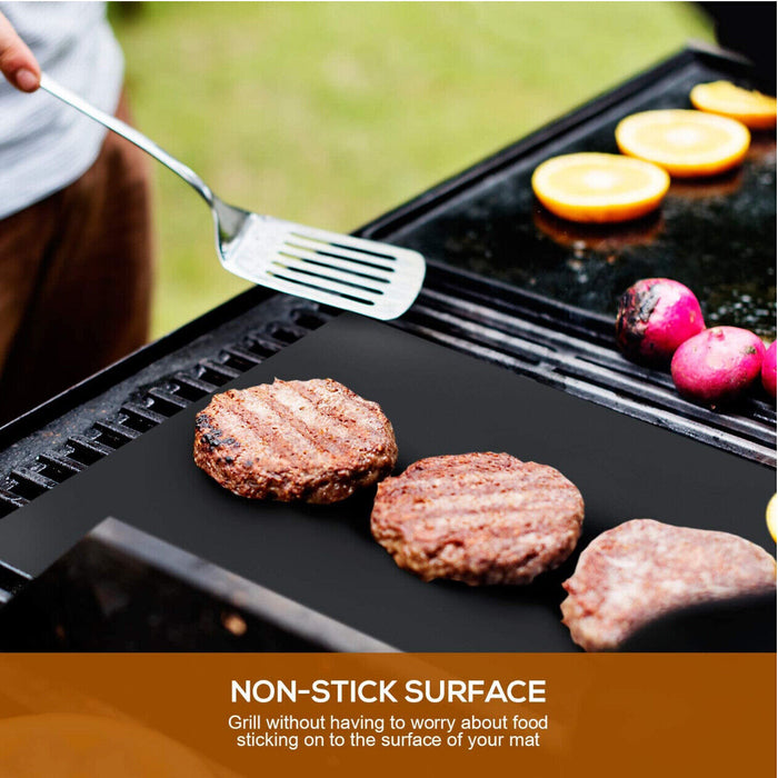 BBQ Grill Mats Non Stick PTFE Reusable Cooking Sheets
