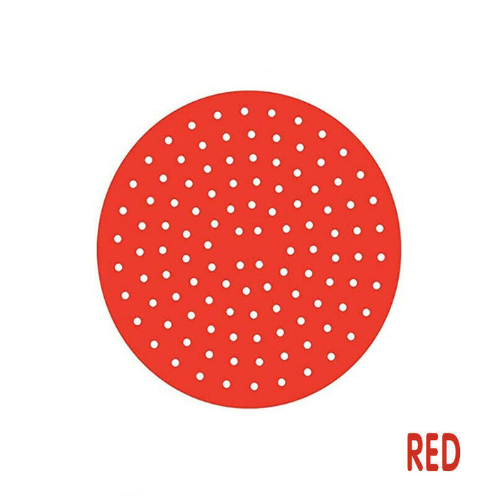 Reusable Silicone Air Fryer Liners Non-Stick Round Basket Mat