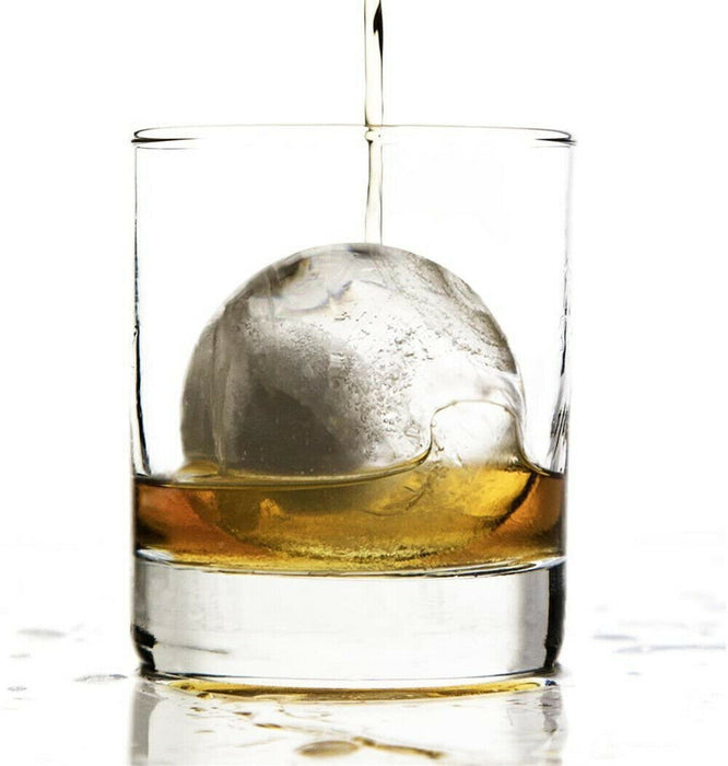 4 Pcs Ice Ball Maker Mould with Silicone Cover Plastic 5.5 x 6cm