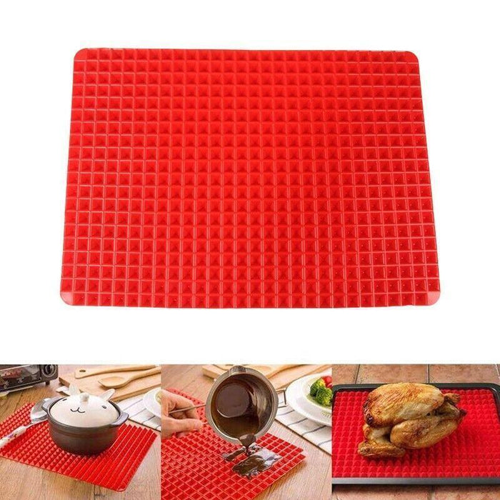 Non-Stick Silicone Baking Mat Oven Liner Reusable 39.5 x 27.5 cm Food-Grade