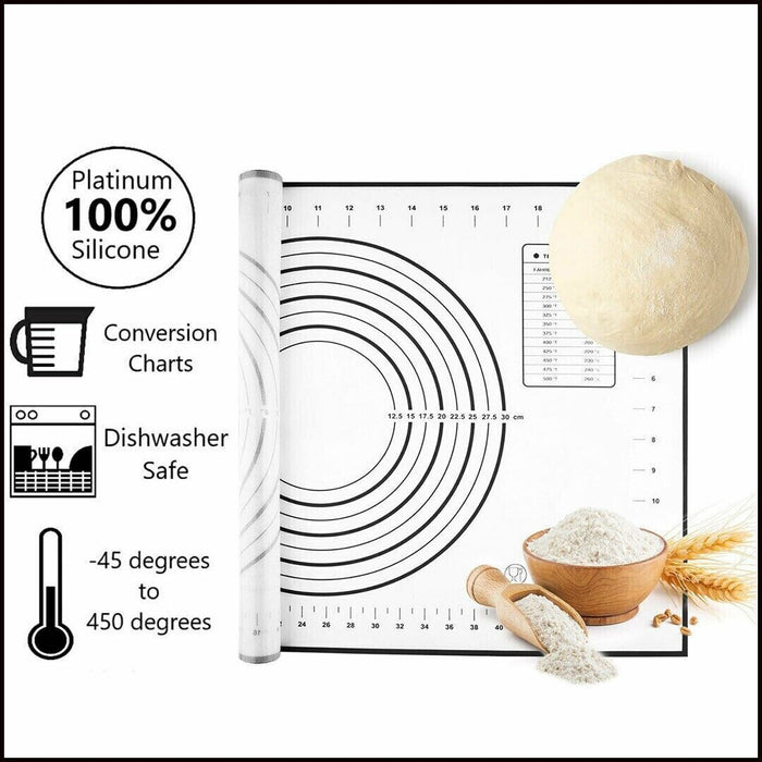 Silicone Baking Mat Non-Stick Pastry Rolling Sheet