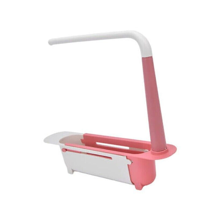 Telescopic Sink Rack Holder Expandable Storage Drain Basket