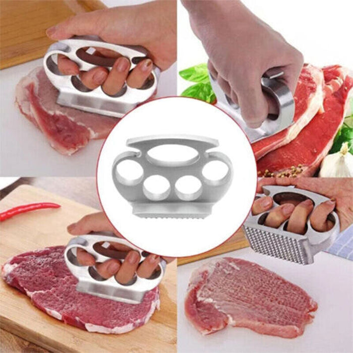 Aluminium Meat Poultry Hammer Knuckle Pounder Grilled Fillet Steak Tenderizers