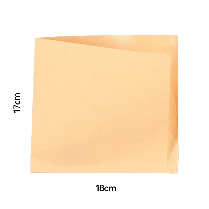 200 Pcs Vintage Newspaper Print Kraft Paper Bags Oil