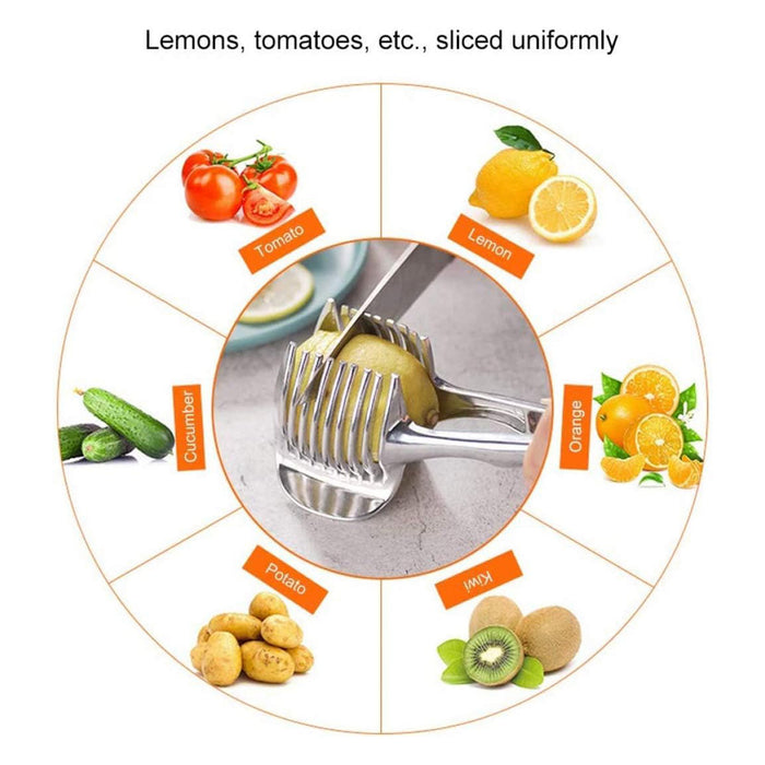 Stainless Steel Slicer Tool with Ergonomic Handle