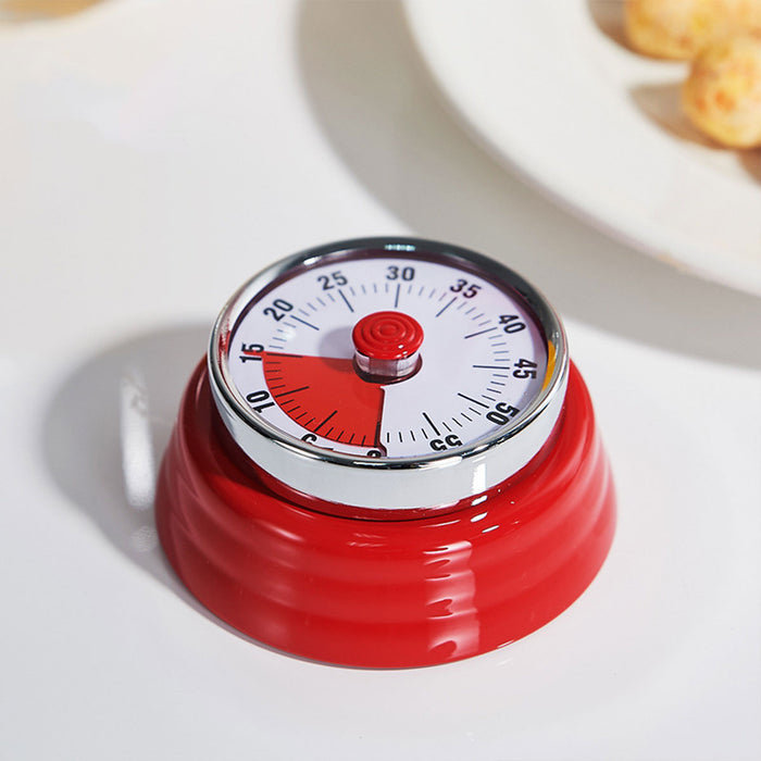 Stainless Steel Magnetic Mechanical Kitchen Countdown Timer