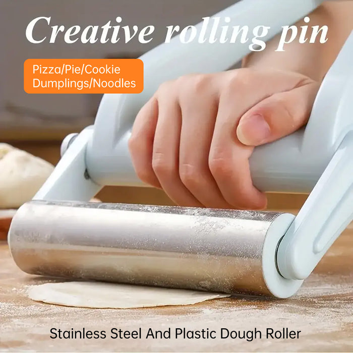 Stainless Steel Non Stick Rolling Pin Ergonomic Handle