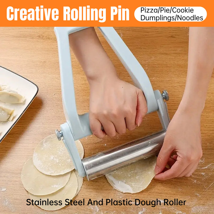 Stainless Steel Non Stick Rolling Pin Ergonomic Handle
