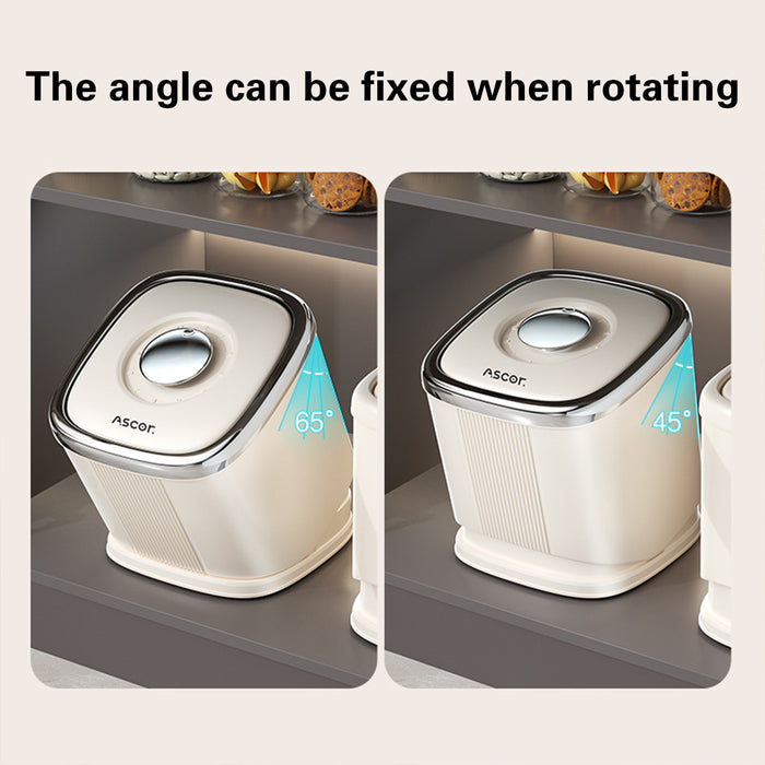 Rotating Rice Storage Container 6kg Airtight with Time Dial