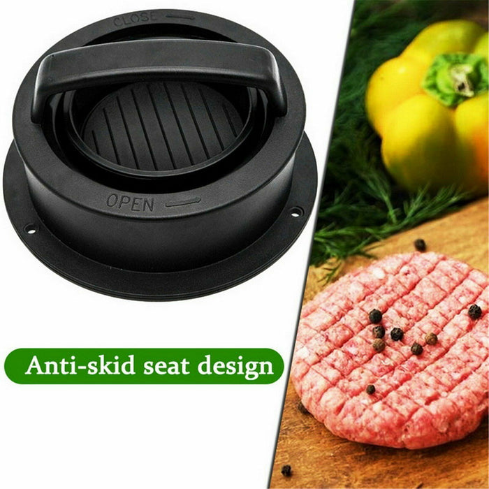 Hamburger Patty Press ABS Non-Stick Burger Maker with Anti-Slip Handle