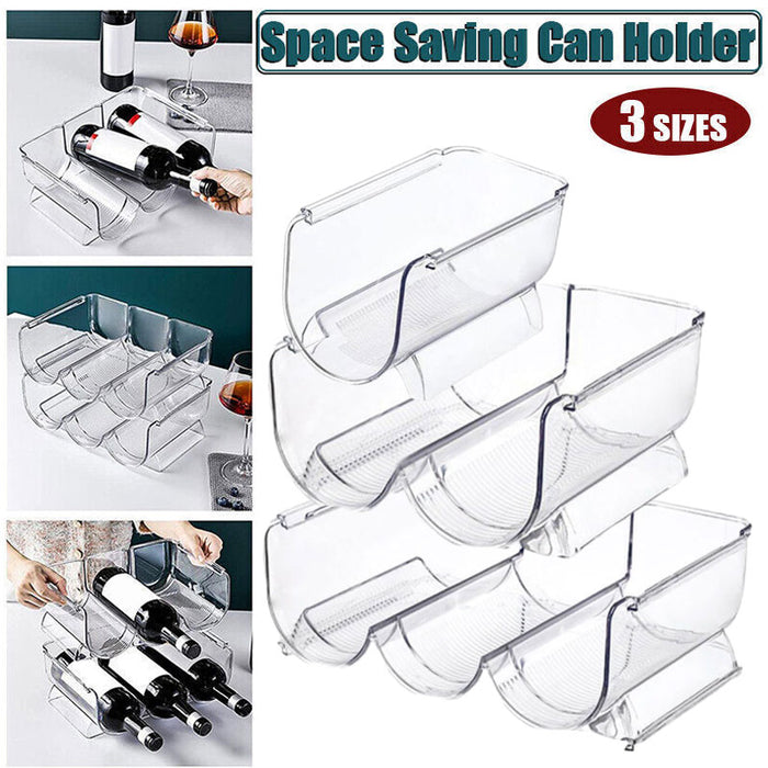 Stackable PET Bottle Storage Rack Single,Double,Triple