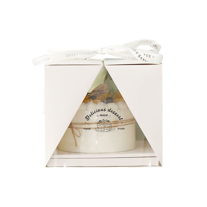 10 Pcs Clear Cake Box with Window and Ribbon 4 6 or 8 Inch