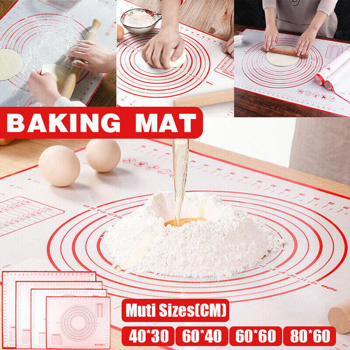 Silicone Baking Mat Non-Stick Pastry Rolling Sheet