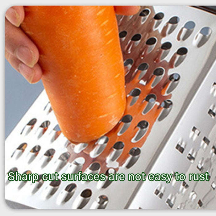 3 Pcs Stainless Steel Vegetable Slicer Grater Set with Ergonomic Handle