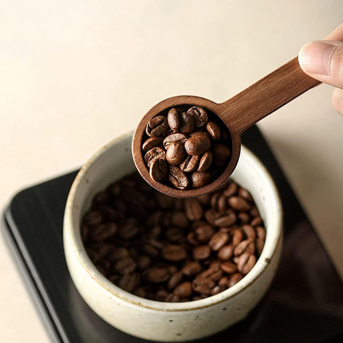 Black Walnut Coffee Measuring Spoon Solid Wood Handle
