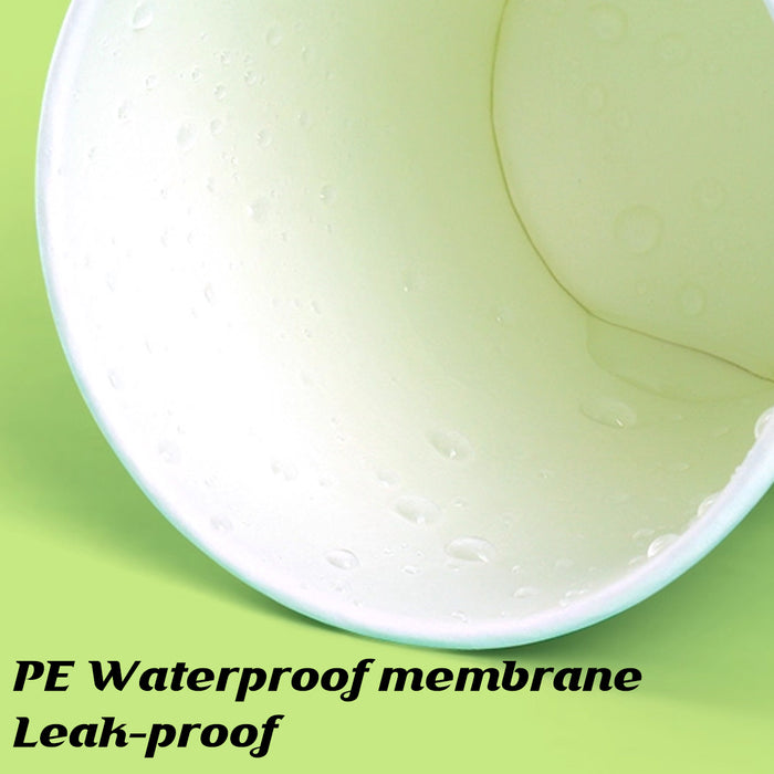 300PCS Paper Cups Food-Grade 6 Colours for Party Hot & Cold Drinks