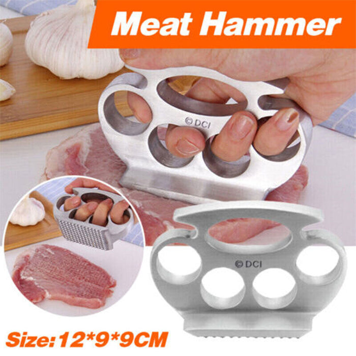 Aluminium Meat Poultry Hammer Knuckle Pounder Grilled Fillet Steak Tenderizers