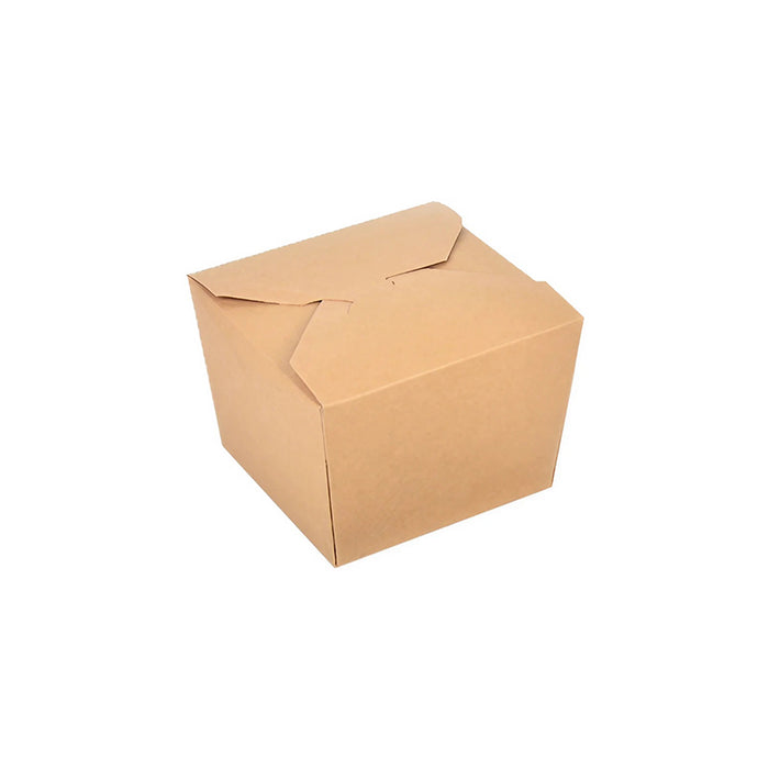 200 Pcs Kraft Paper Lunch Boxes 11 Styles Disposable Takeaway Food Containers