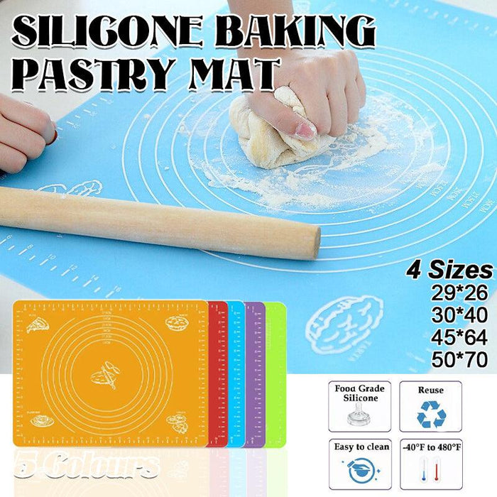 Silicone Rolling Mat Food Grade Non Stick with Measurement Scales