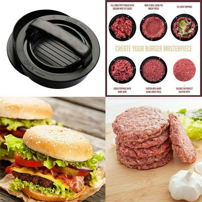 Hamburger Patty Press ABS Non-Stick Burger Maker with Anti-Slip Handle
