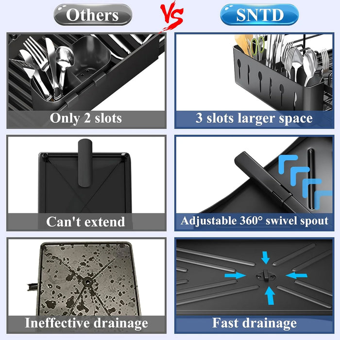 Large Capacity Kitchen Dish Drying Rack