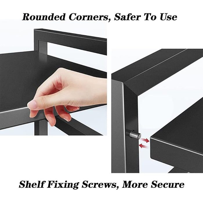 Retractable Double-Layer Oven Rack with Heat Resistant Design