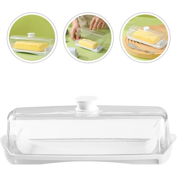 Butter Box with Transparent Lid Airtight Seal 19cm