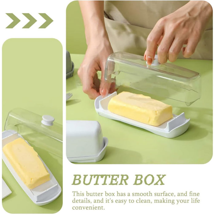 Butter Box with Transparent Lid Airtight Seal 19cm