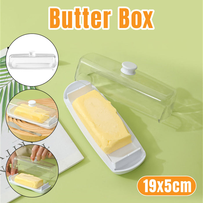 Butter Box with Transparent Lid Airtight Seal 19cm