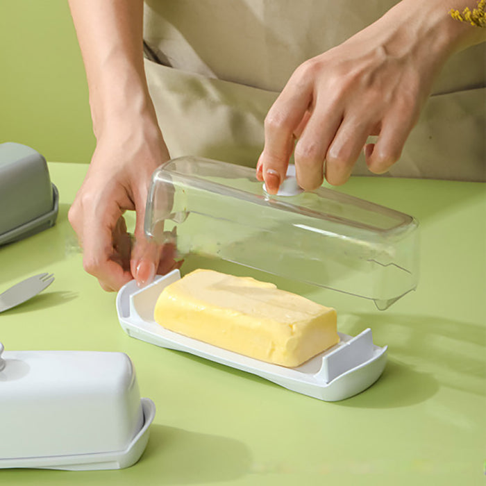 Butter Box with Transparent Lid Airtight Seal 19cm