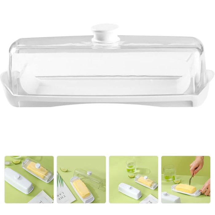 Butter Box with Transparent Lid Airtight Seal 19cm