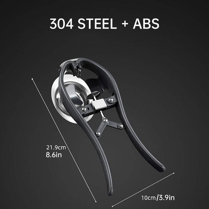 2-in-1 Egg Cracker Opener with Egg White Separator 304 Stainless Steel ABS 21.9 cm