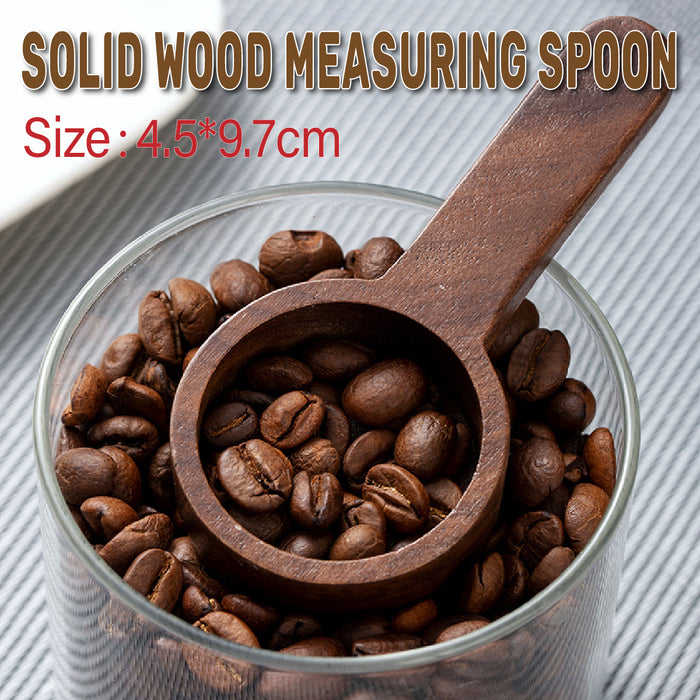 Black Walnut Coffee Measuring Spoon Solid Wood Handle