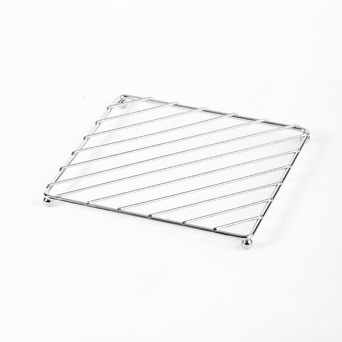 4 Pcs Iron Wire Heat Insulating Trivet Mat 18.5 x 18.5 cm Kitchen Pot Holder